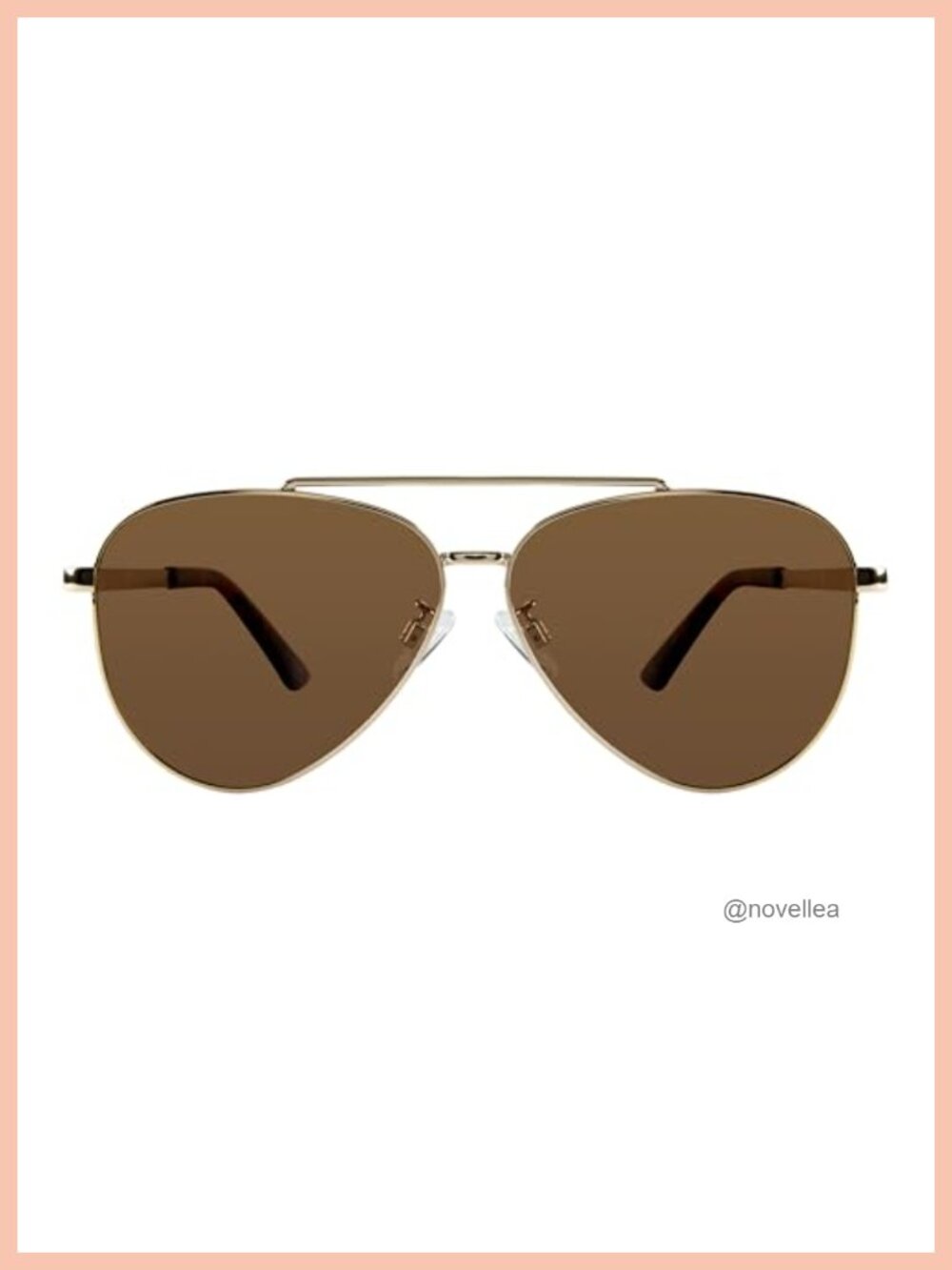 Aviator Metal Sunglasses, UV400 Polarized Lenses, Women's Frame